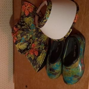 Sloggers set.  Hat, Visor, and Shoes